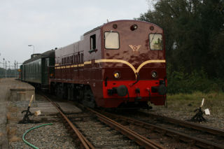 De 2225 wordt gebruikt voor het rangeerwerk op het depot.