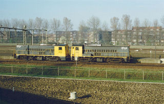 De 2296, nu samen met de 2238 op 30-4-1986 te Rotterdam Ijselmonde.
